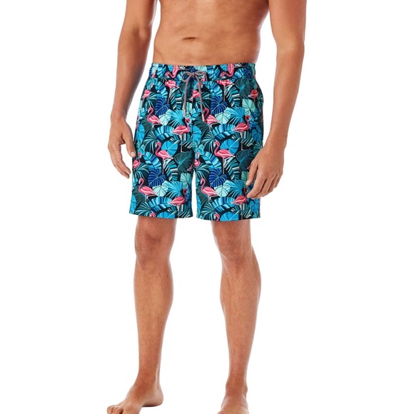 🦩Flamingo swim trunks with bottom shorts 🦩 - Picture 2 of 4